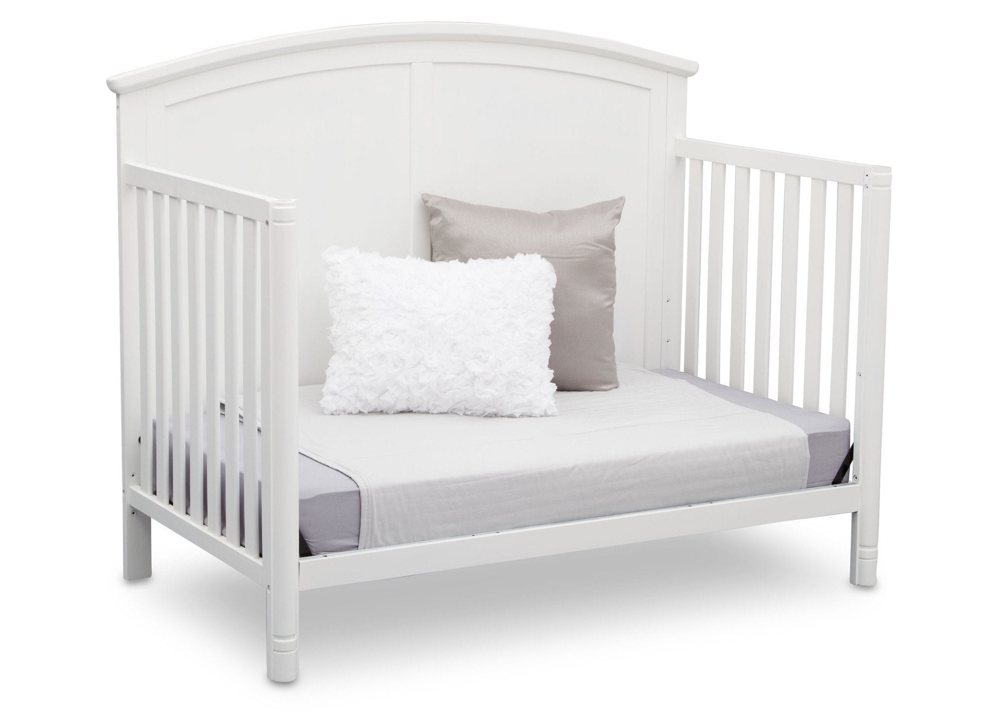 Somerset 4-in-1 Convertible Baby Crib with Toddler Bed, Daybed & Full-Size Frame - Perfect for Nursery, Bedroom & Growing Kids