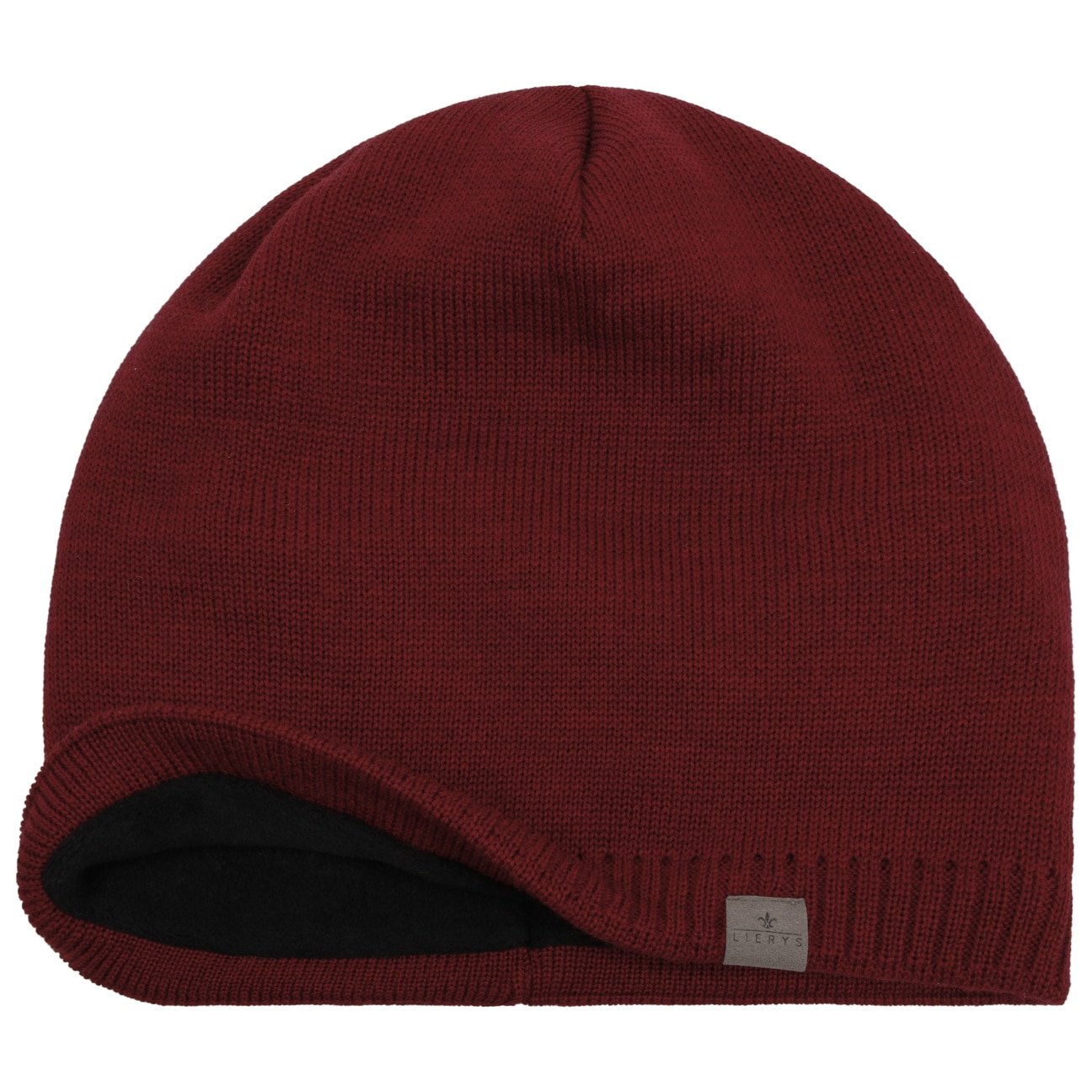 Lierys Fine Merino Classic Oversize Beanie Hat - Soft Wool Winter Hat for Men & Women - Perfect for Skiing, Hiking & Cold Weather Activities
