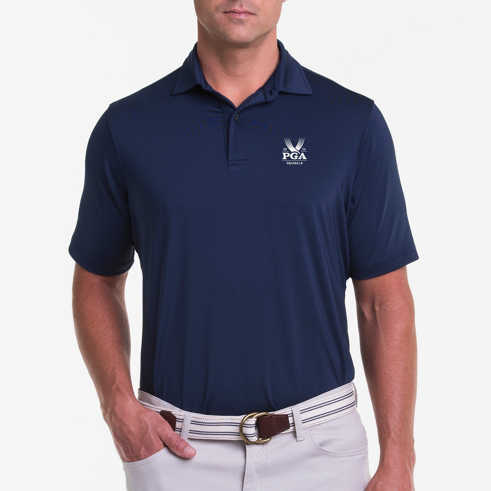 2024 PGA Championship Men's Performance Polo Shirt - Moisture Wicking Golf Jersey - Breathable & Comfortable for Golf, Casual Wear & Outdoor Sports