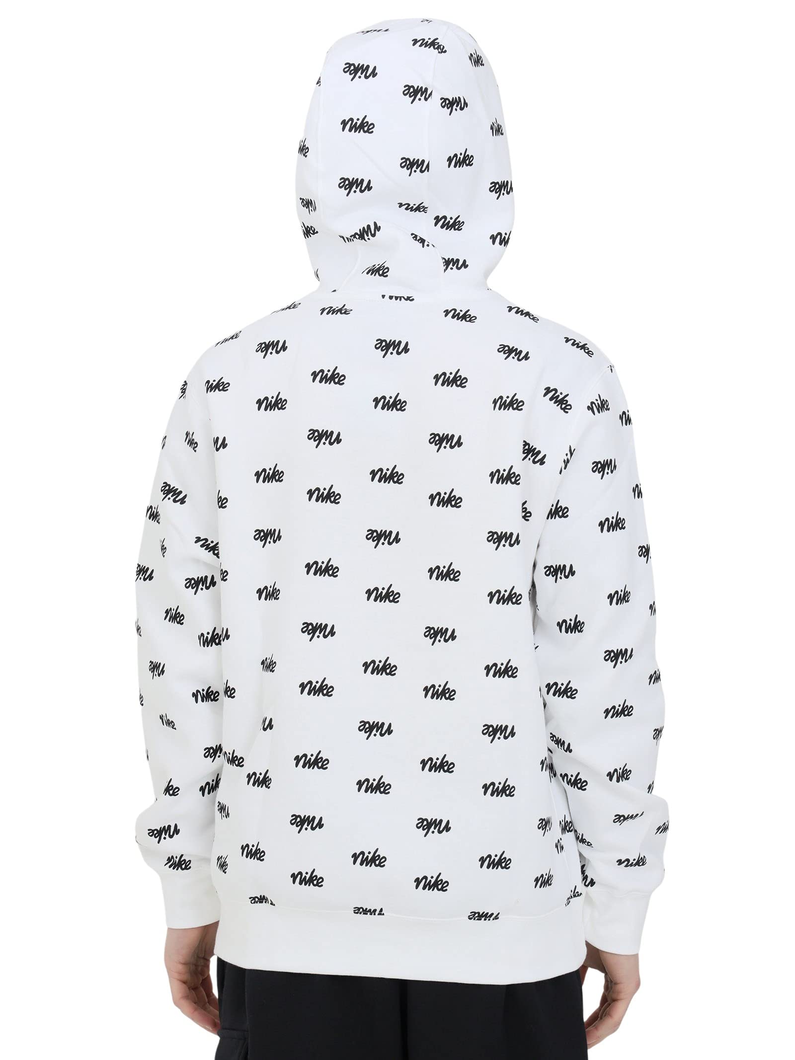 Nike Men's Fleece Hoodie - Lightweight, Comfortable Pullover for Casual Wear, Running & Outdoor Activities