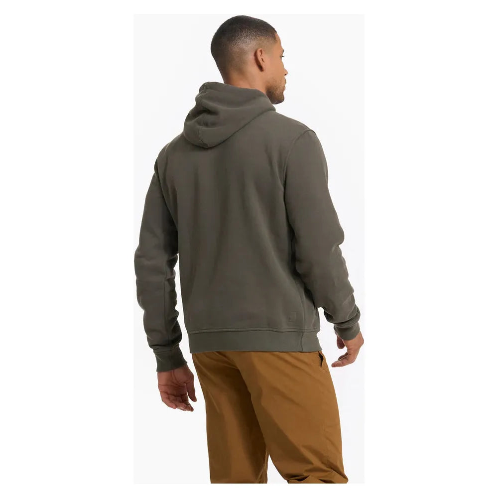 Vuori Men's Seaside Hoodie - Soft & Lightweight Pullover Hooded Sweatshirt for Running, Gym & Casual Wear | Oregano Green