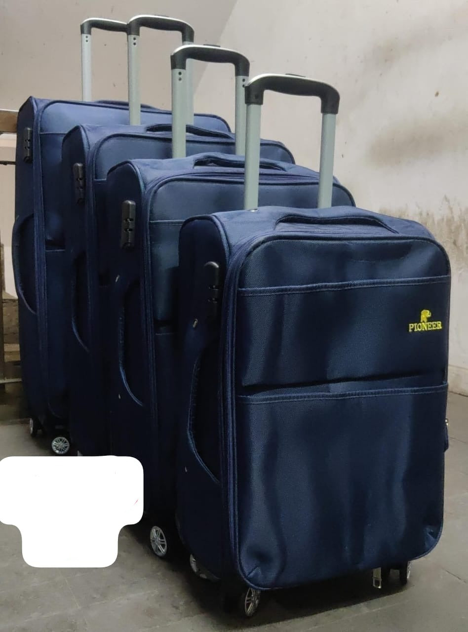 4-Piece Navy Blue Luggage Set - Lightweight Spinner Suitcases for Travel, Vacations & Business Trips
