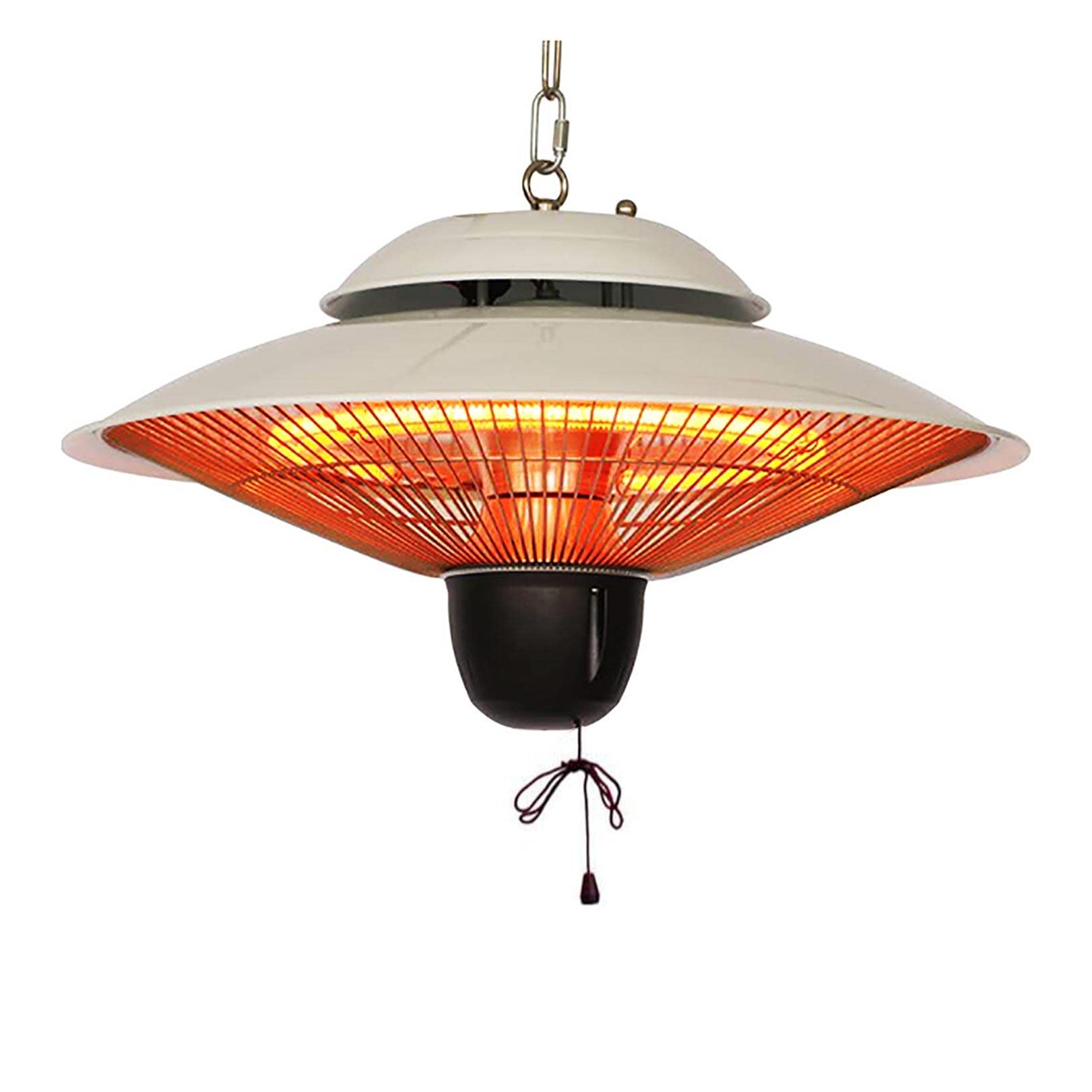 WXZX Electric Ceiling Mounted Infrared Heater - 600W/1500W Adjustable Waterproof Patio Heater for Indoor & Outdoor Use - Perfect for Decks, Garages, and Covered Porches
