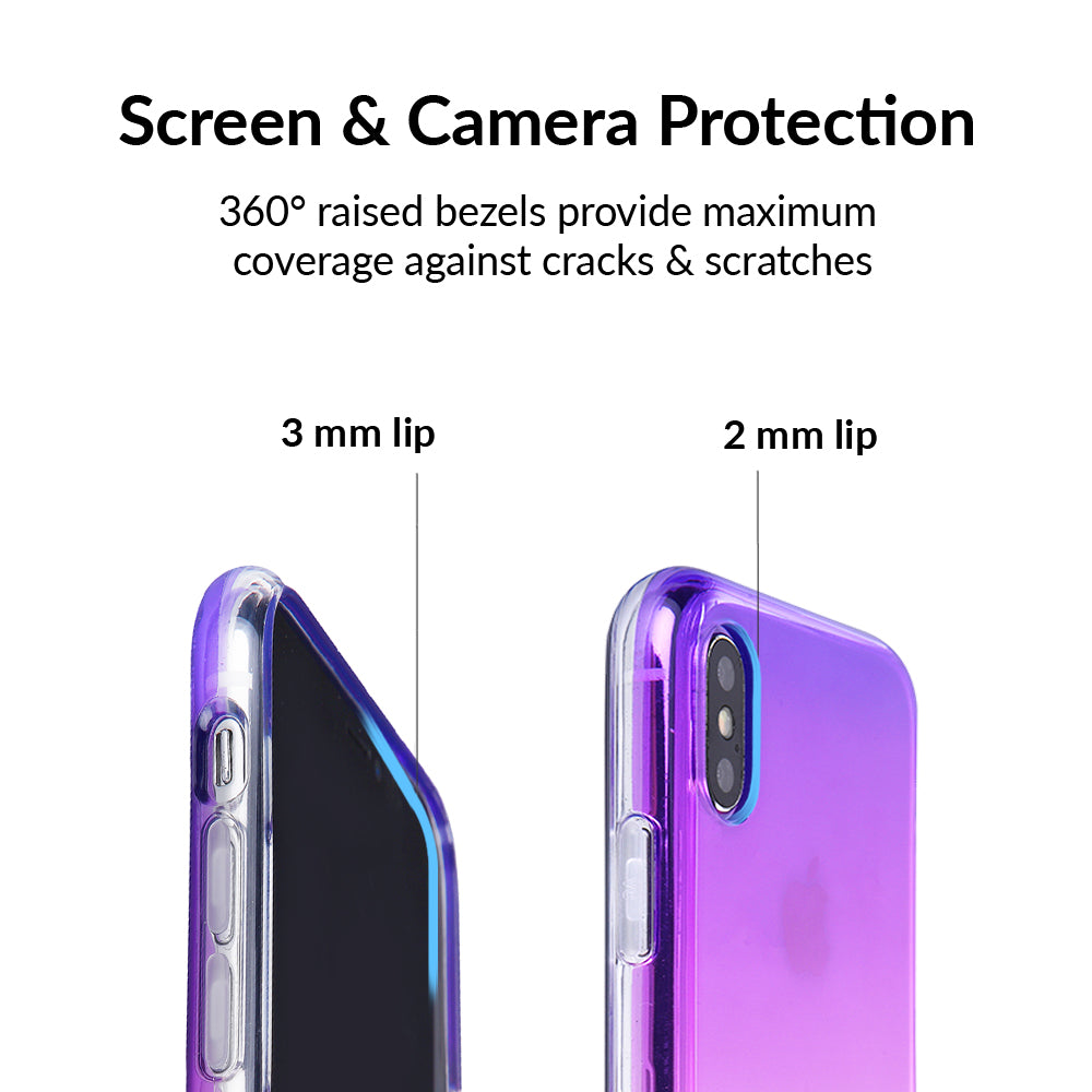 Violet Ombre iPhone Case - Trendy Gradient Color Protective Cover for iPhone 11, 12, 13, 14 - Perfect for Everyday Use, Travel & Fashion Accessories