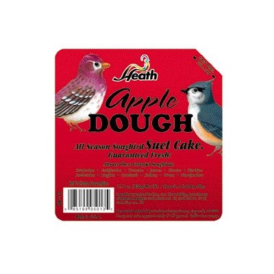 Healthy Apple Dough Wild Bird Suet Cakes - High Energy Bird Food (5-Pack) | Attract Cardinals, Bluebirds & Woodpeckers | Perfect for Backyard Bird Feeders in Winter