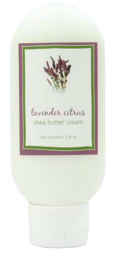 MoonDance Soaps Shea Butter Lavender Citrus Cream - Natural Handmade Moisturizer with Organic Shea Butter & Essential Oils for Dry Skin, Body Care & Aromatherapy