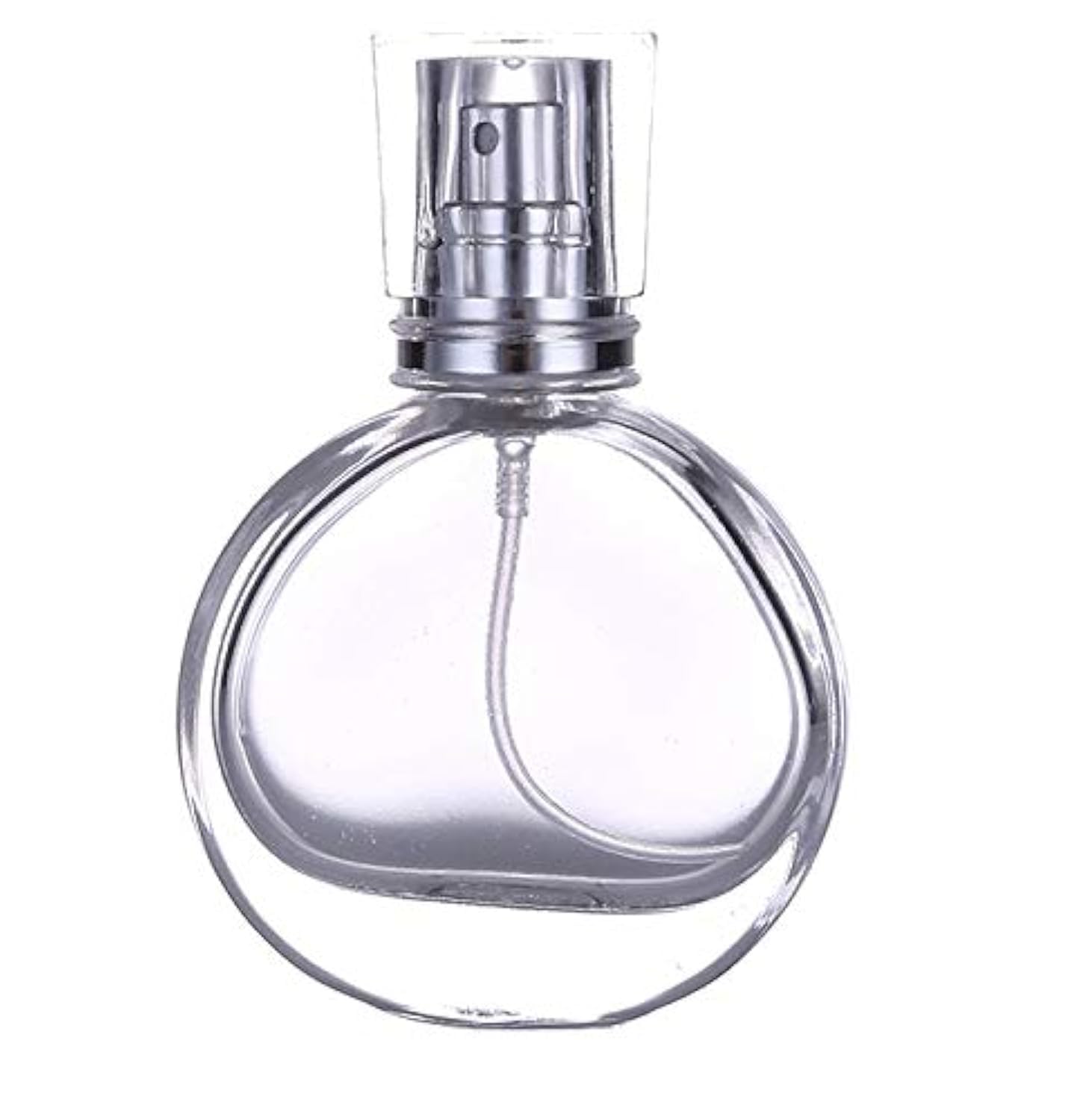Premium 25ml Empty Clear Glass Perfume Bottles with Metal Pump - Refillable Travel Spray Bottles for DIY Perfume, Essential Oils, Rose Water | Perfect for Home Fragrance, Gift Packaging & On-the-Go Use