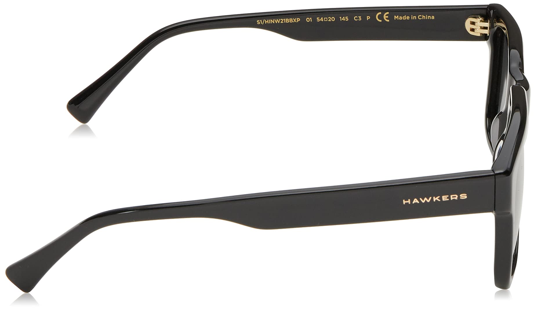 HAWKERS Polarized Sunglasses for Men & Women - INWOOD Black UV Protection - Perfect for Driving, Beach & Outdoor Activities