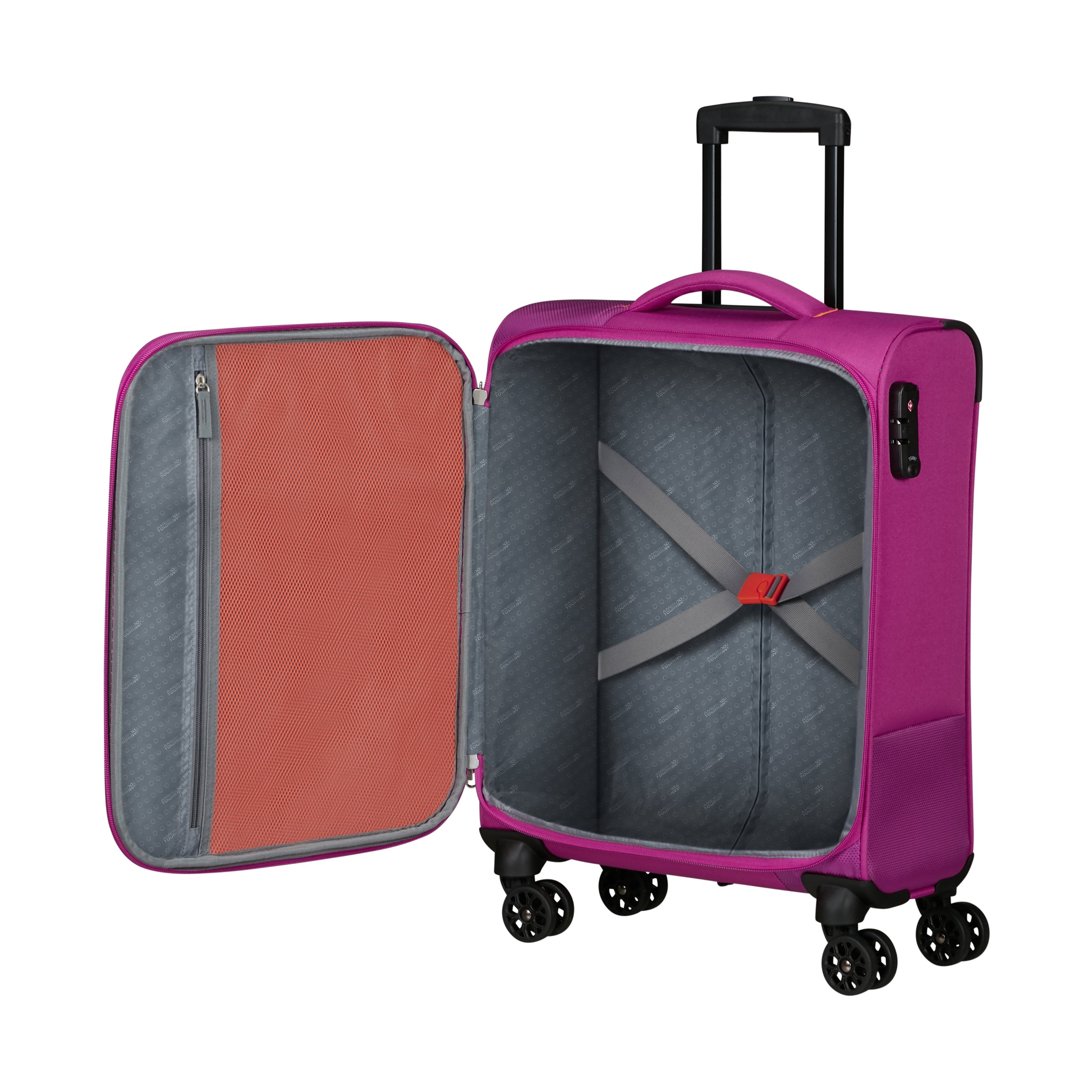 American Tourister Sun Break 3-Piece Spinner Luggage Set - Lightweight Expandable Suitcases with 360° Wheels for Travel, Vacation & Business Trips (Perfect for Family, Couples & Frequent Flyers)