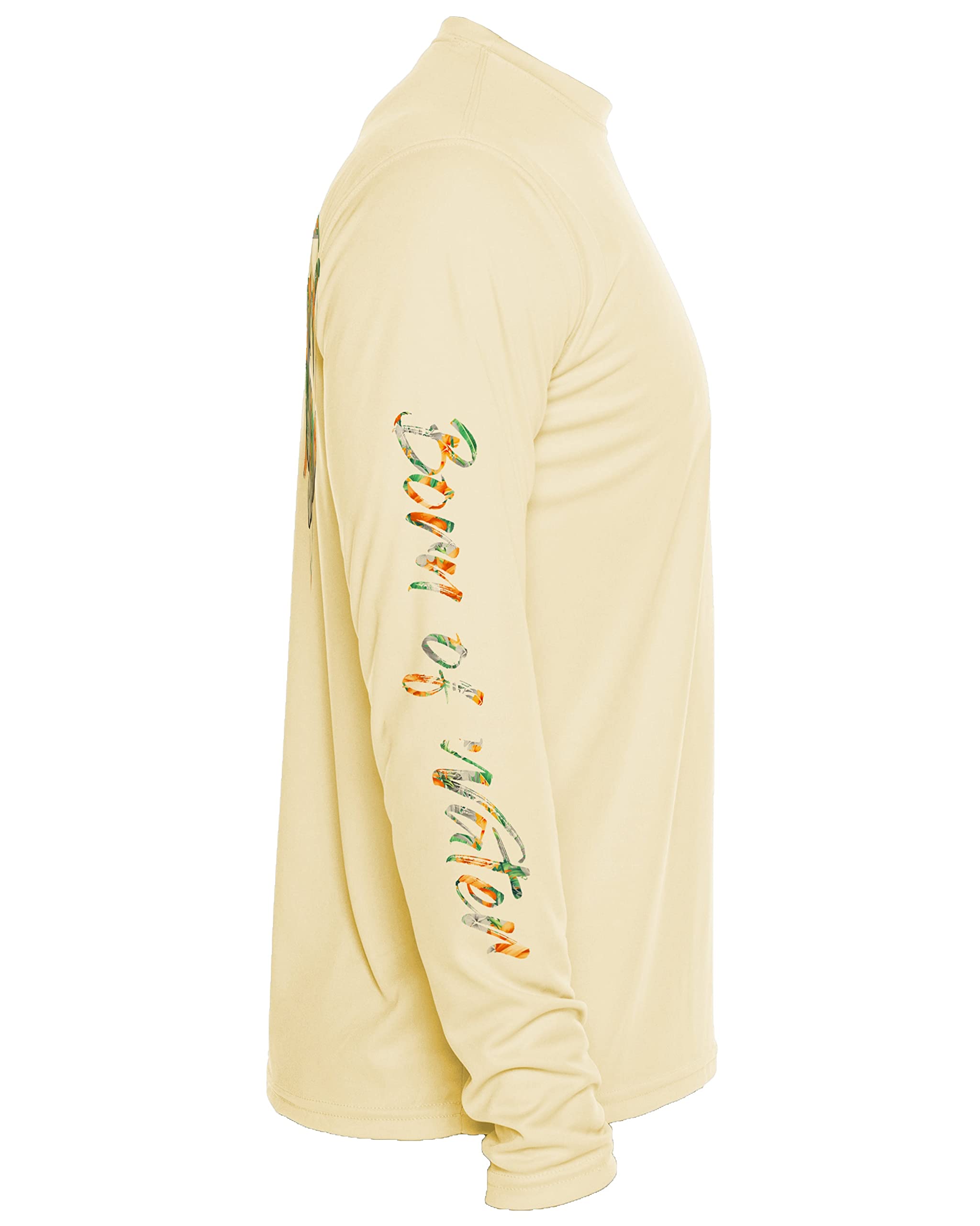 Men's Tropical Hammerhead Shark UV Protection Long Sleeve Shirt for Scuba Diving, Fishing, and Outdoor Water Sports