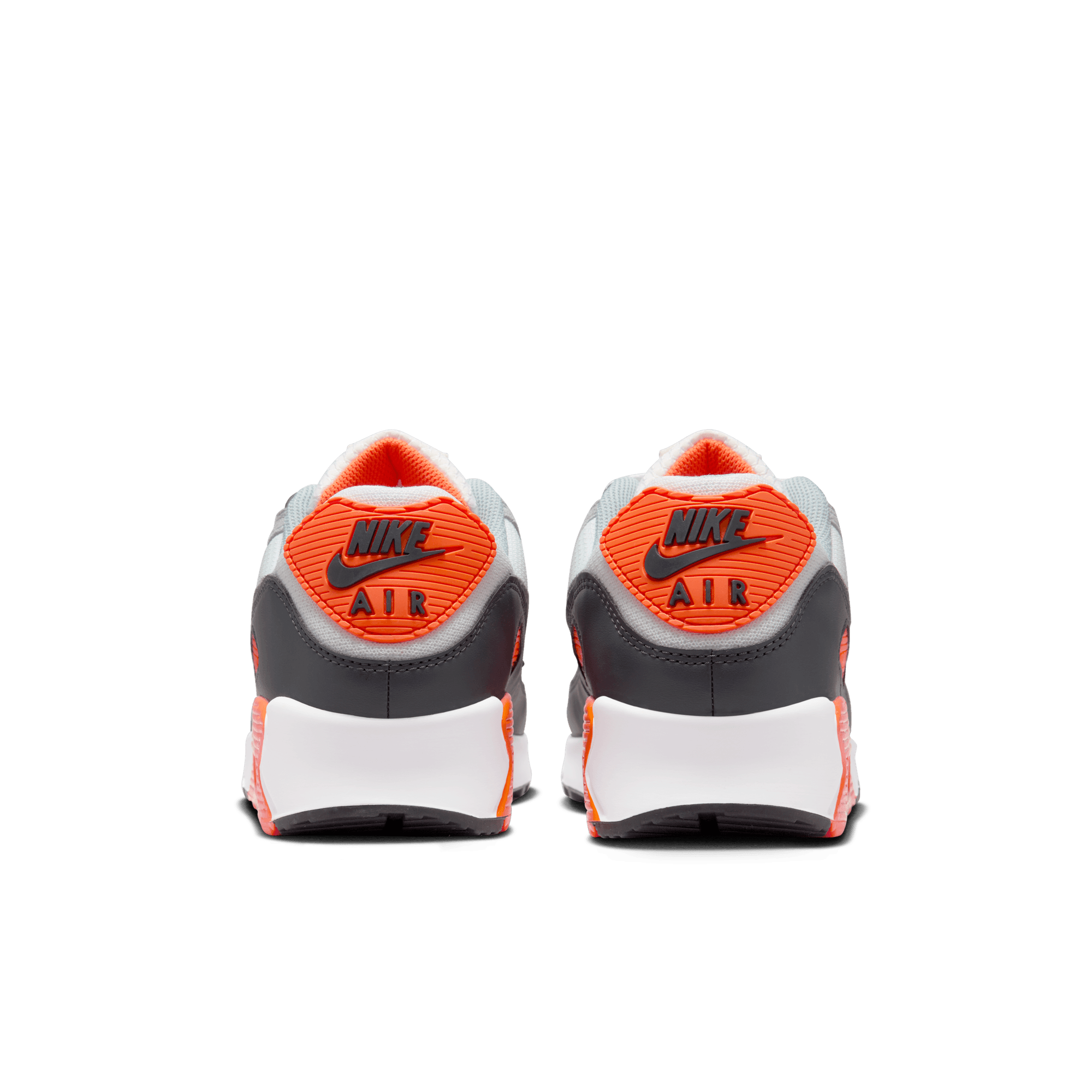 Nike Air Max 90 Safety Orange Running Shoes - Men's Retro Sneakers for Casual Wear, Jogging & Street Style Fashion
