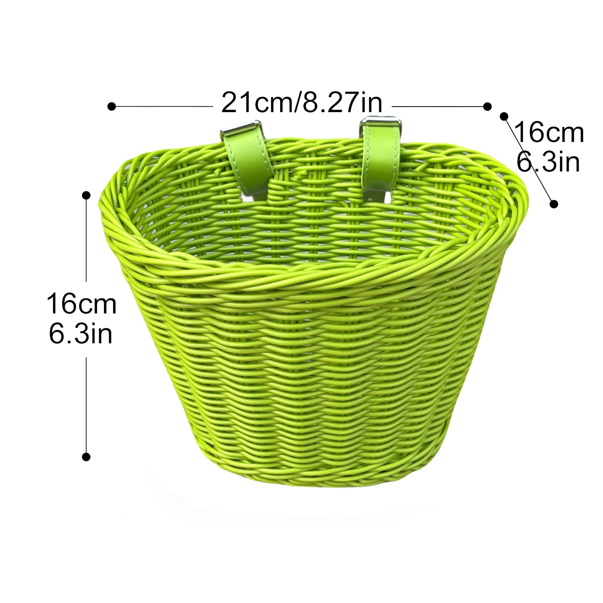 Kids Bike Basket Set - Handwoven Detachable Bike Basket for Girls & Boys - Fits Most Bikes Including Stationary, Ebike & Road Bikes - Perfect for School, Picnics & Outdoor Adventures