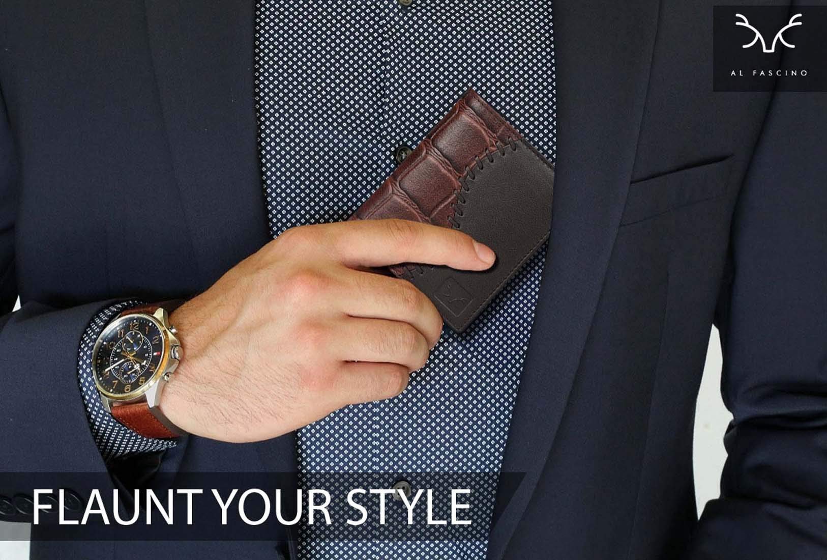 Premium Genuine Leather RFID Blocking Wallet for Men - Slim Bifold Credit Card Holder with Money Clip | Ideal for Business, Travel & Everyday Use