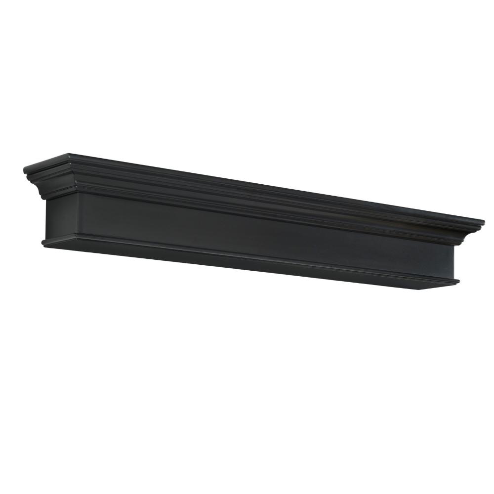 Henry MDF Mantel Shelf with Pearl Finish - Elegant Fireplace Mantel for Living Room, Bedroom & Home Decor