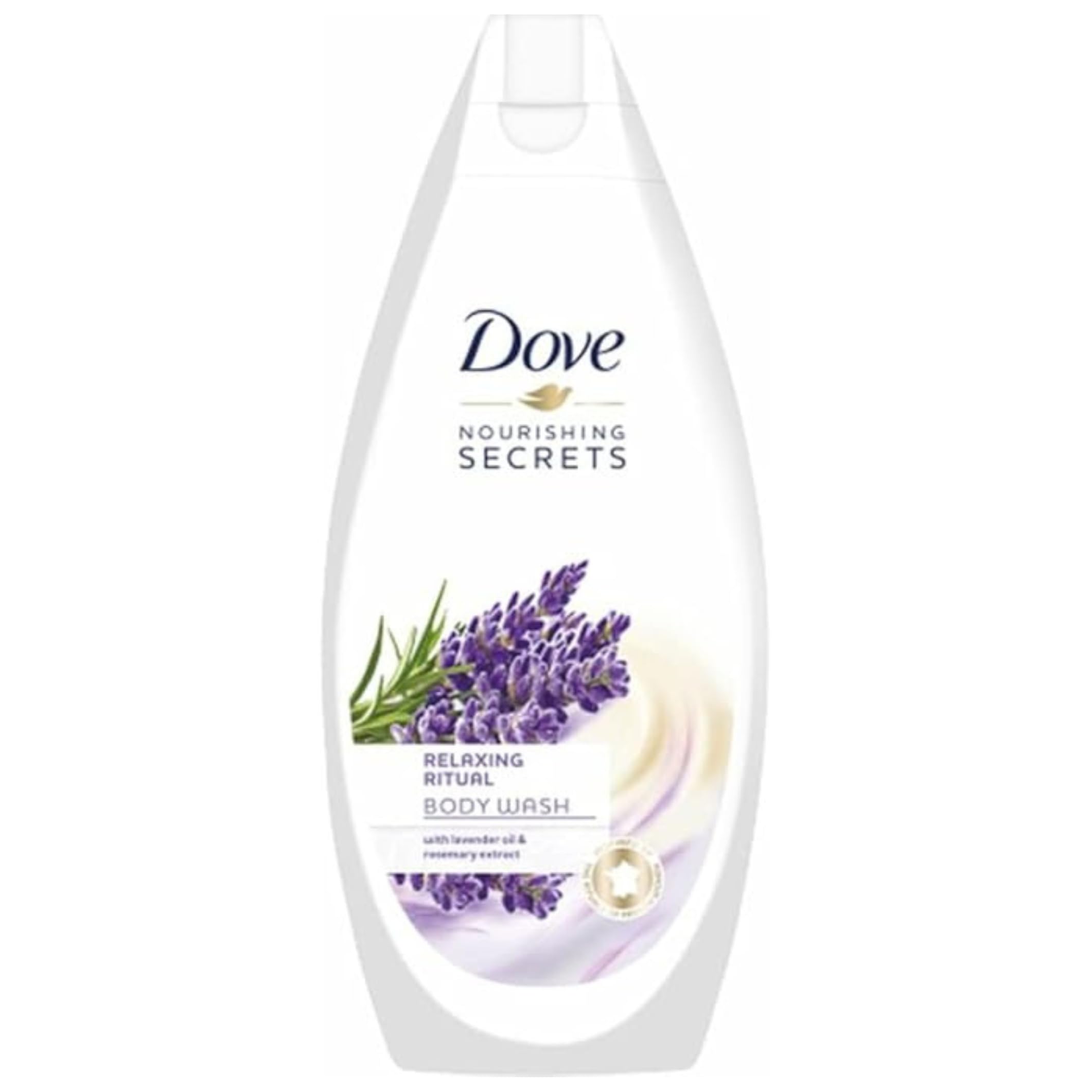 Dove Body Wash Variety Pack - Relaxing Lavender, Refreshing, Gentle Exfoliating & Deeply Nourishing (4 x 6.7 Oz) | Perfect for Daily Shower, Spa Night & Gift Giving