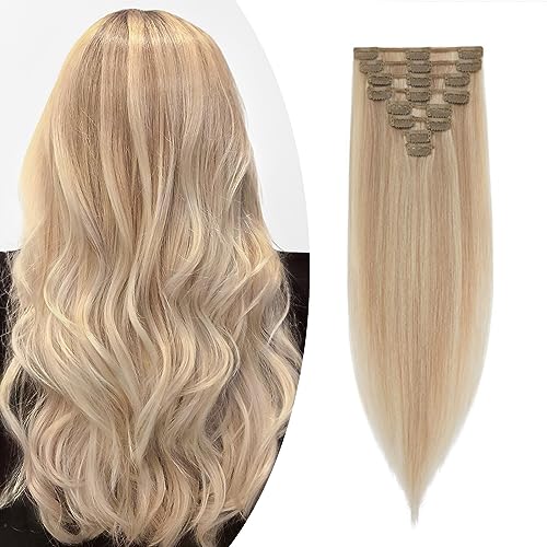 #16P22 Light Blonde Highlighted Golden Blonde