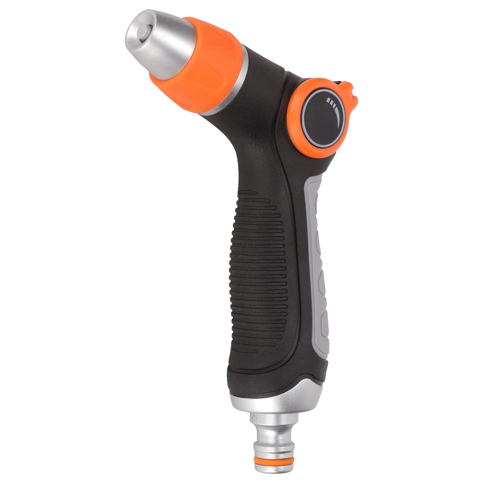**TeamSky Garden Hose Nozzle - Adjustable Rotating Water Spray Nozzle for Lawn, Car Washing, Yard Cleaning & Plant Watering - Heavy Duty Thumb Control Sprayer for Outdoor Use**