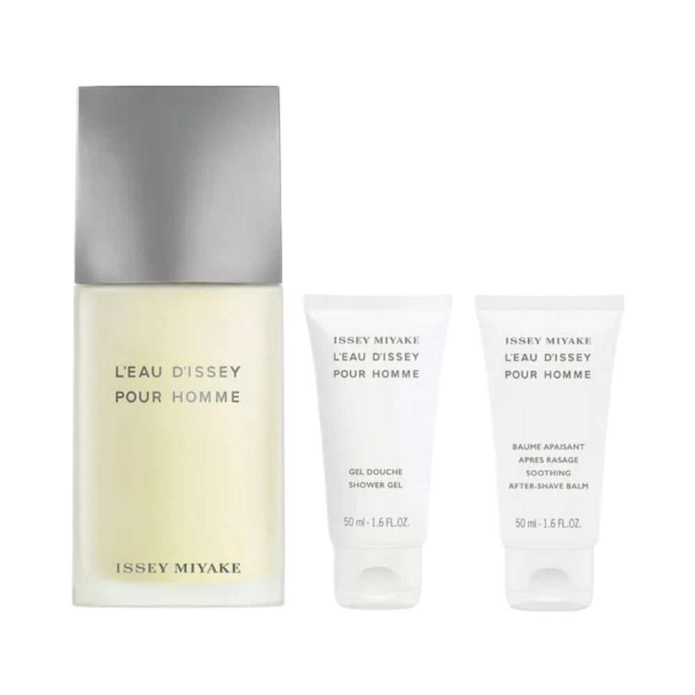 Issey Miyake L'Eau D'Issey 3-Piece Eau de Toilette Gift Set - 125ml Perfume for Women, Fresh Floral Scent, Day & Night Wear, Perfect for Birthday, Anniversary & Special Occasions