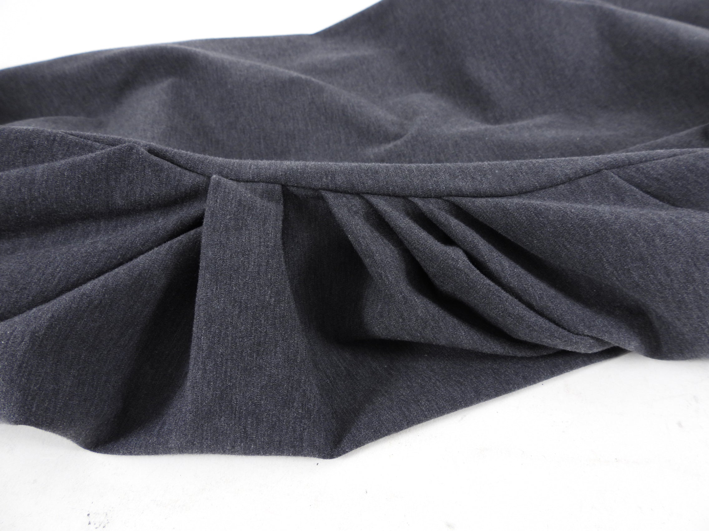 Brunello Cucinelli Grey Jersey Short Sleeve Dress for Women - Size S / 6 - Perfect for Summer Outings, Office Wear & Casual Elegance