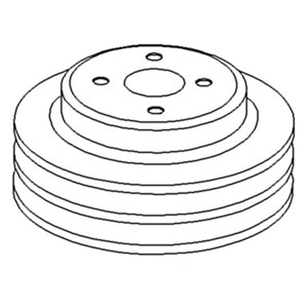 RAParts 74037185 Double Groove Water Pump Pulley Replacement for Allis Chalmers 7030 7040 Tractors - Heavy Duty Cooling System Part for Farm Equipment & Agricultural Machinery