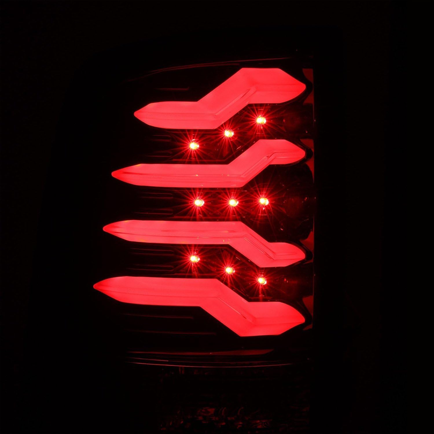 AlphaRex PRO-Series LED Tail Lights for 2009-2018 Dodge Ram 1500 - Jet Black | Enhanced Visibility & Style for Night Driving & Off-Road Adventures