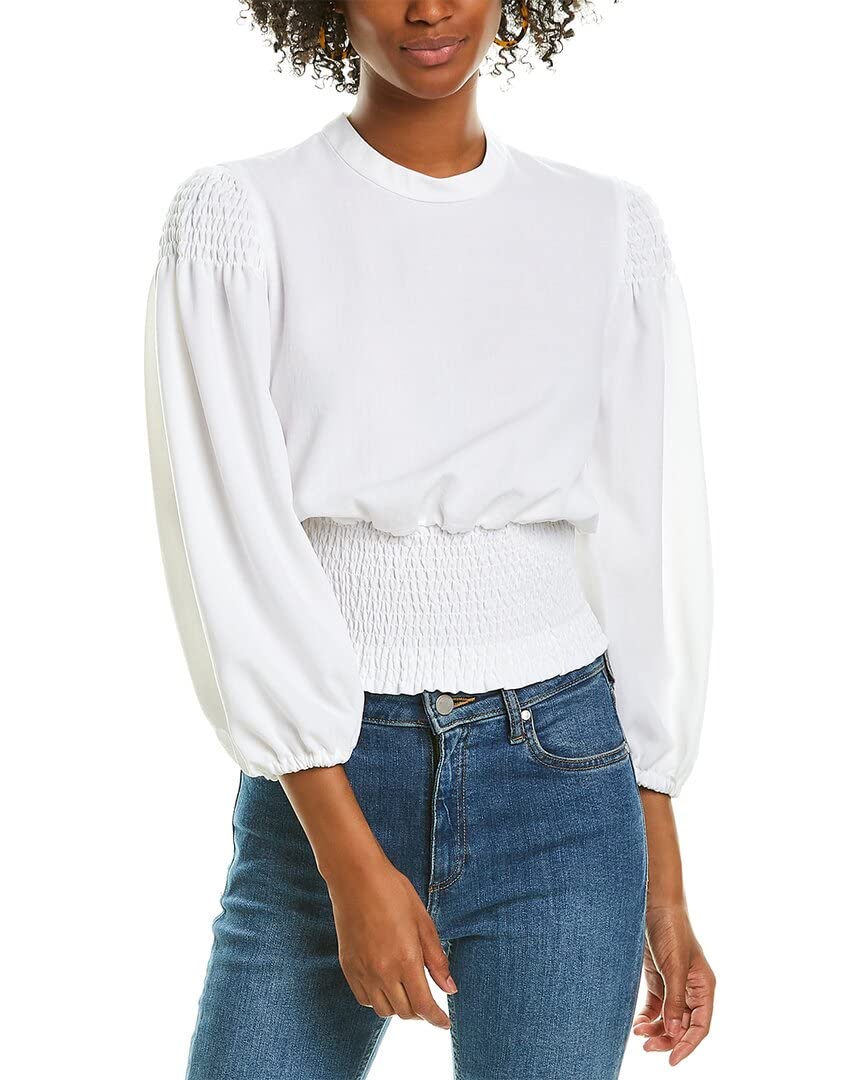 A.L.C. Women's Rose Print Blouse - Elegant Floral Tops for Work, Party & Date Night | Lightweight & Comfortable Summer Fashion