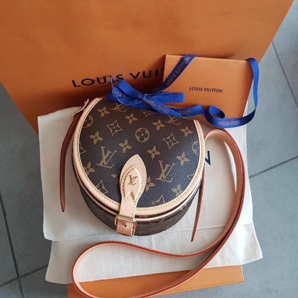 Louis Vuitton Tambourin Monogram Canvas Handbag - Luxury Designer Crossbody Bag for Women | Perfect for Everyday Use, Travel & Special Occasions