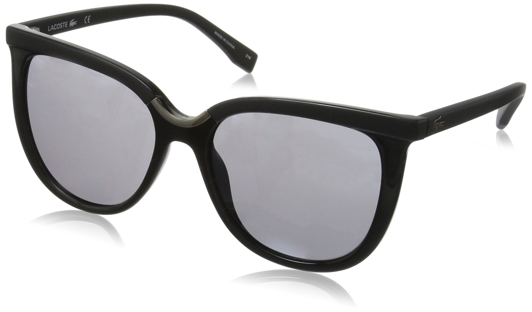Lacoste Women's L825s Oval Sunglasses - UV Protection, Polarized, Lightweight & Stylish for Outdoor Activities, Beach, Driving & Fashion