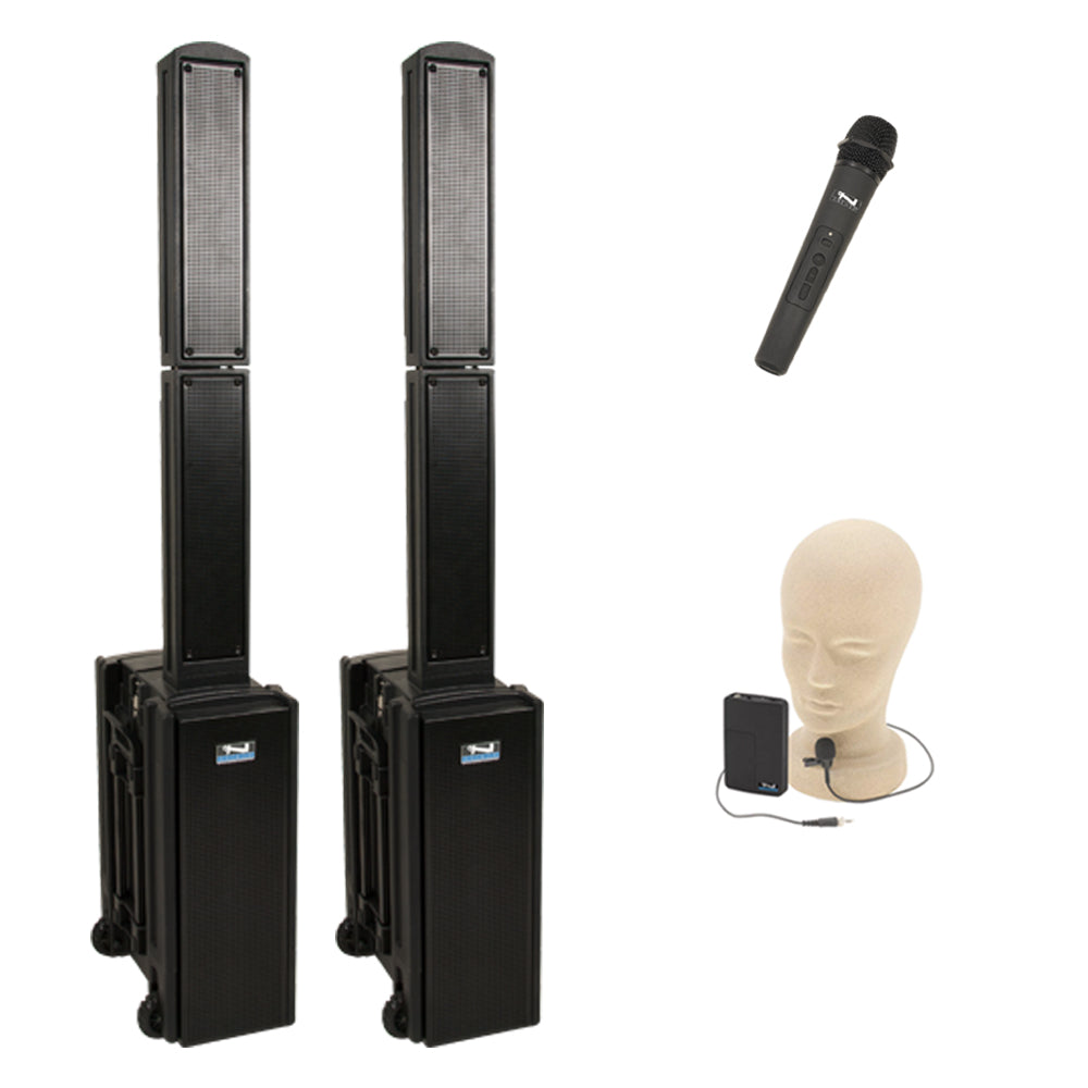 Anchor Audio Beacon Pair (XU2, RU2) - Wireless Portable PA Speaker System with 2 Microphones | Perfect for Outdoor Events, Parties & Public Speaking