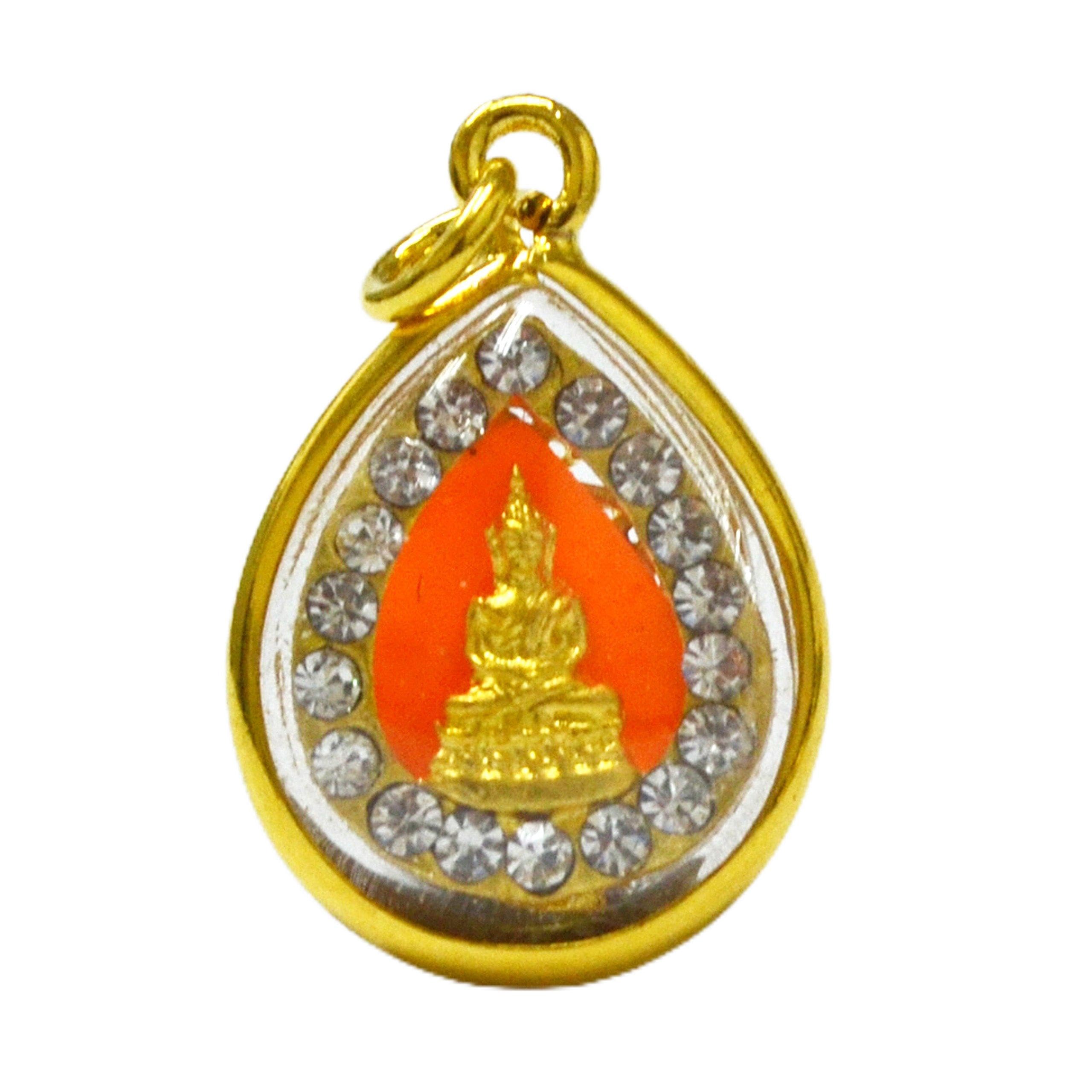 Thai Lucky Buddha Amulet Pendant - Thursday Birthday Protection Charm for Good Luck & Blessings | Perfect for Spiritual Jewelry, Meditation Gifts & Buddhist Devotees