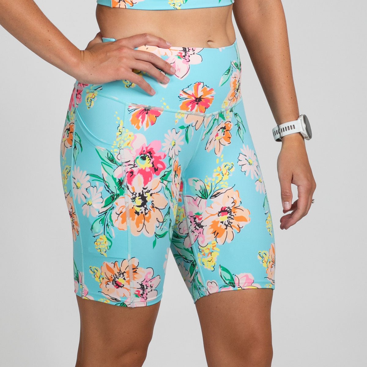 Women's Running Shorts - High Waist Athletic Shorts with Pockets for Women - Lightweight & Breathable Workout Shorts - Perfect for Jogging, Yoga & Gym Training