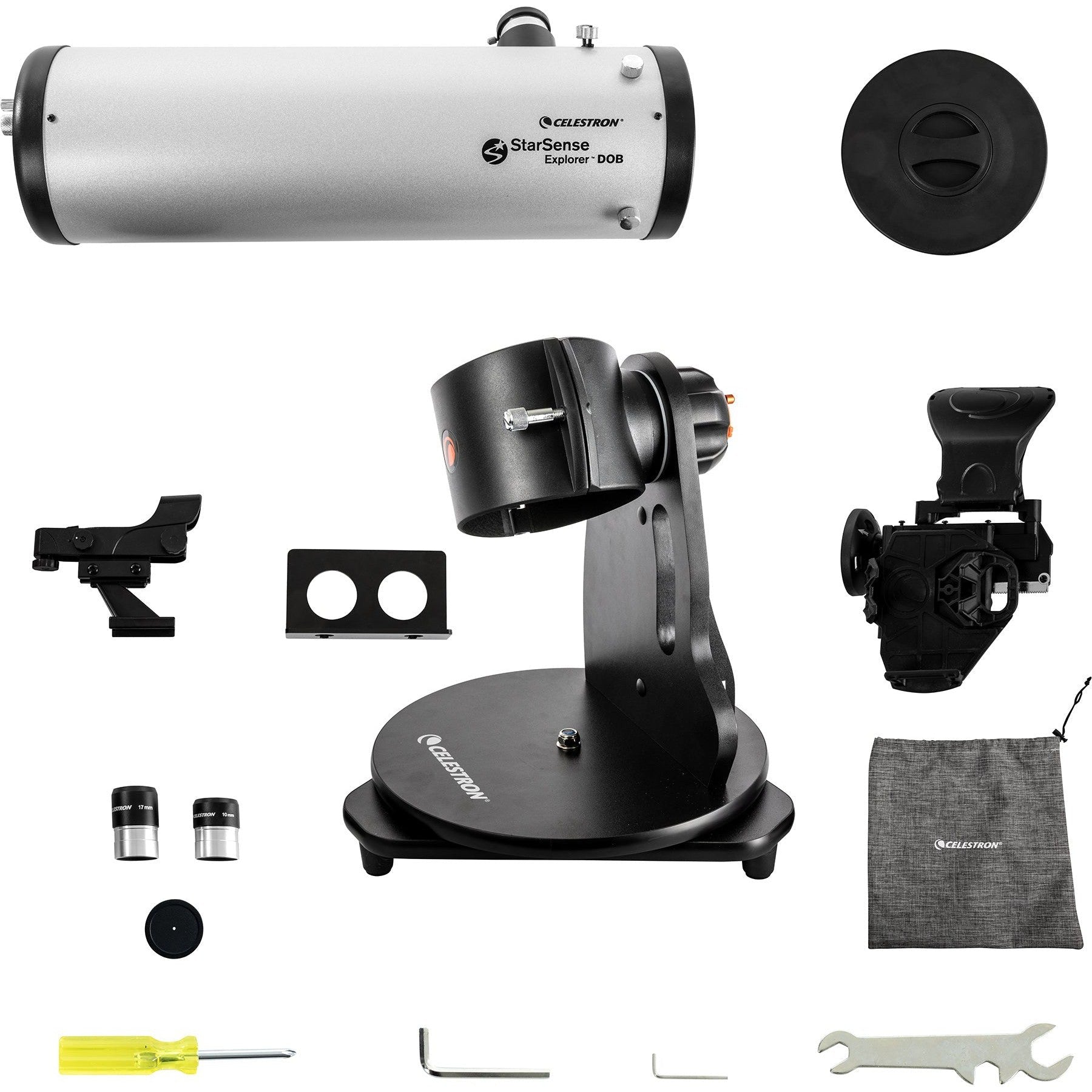 Used StarSense Explorer 114mm Smartphone App Enabled Tabletop Dobsonian Telescope - Portable Astronomy Telescope for Beginners, Stargazing & Backyard Observation