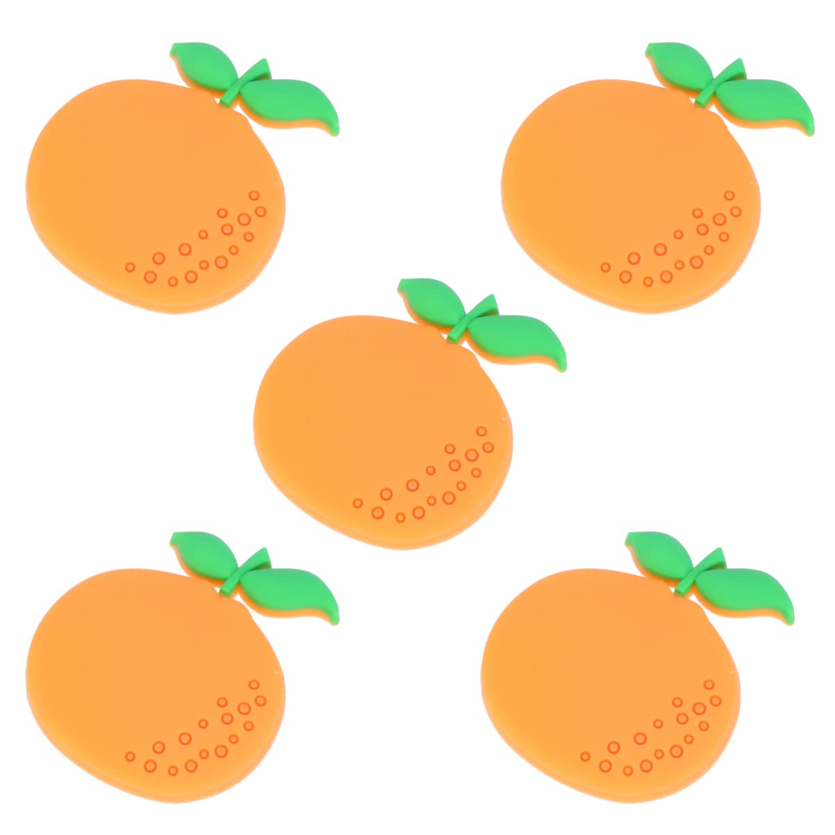 10pcs DECHOUS Fruit Refrigerator Magnets - Whiteboard & Office Magnets for Fridge, Home Decor (Orange) - Perfect for Kitchen Organization, Office Whiteboards & Kids' Room Decor