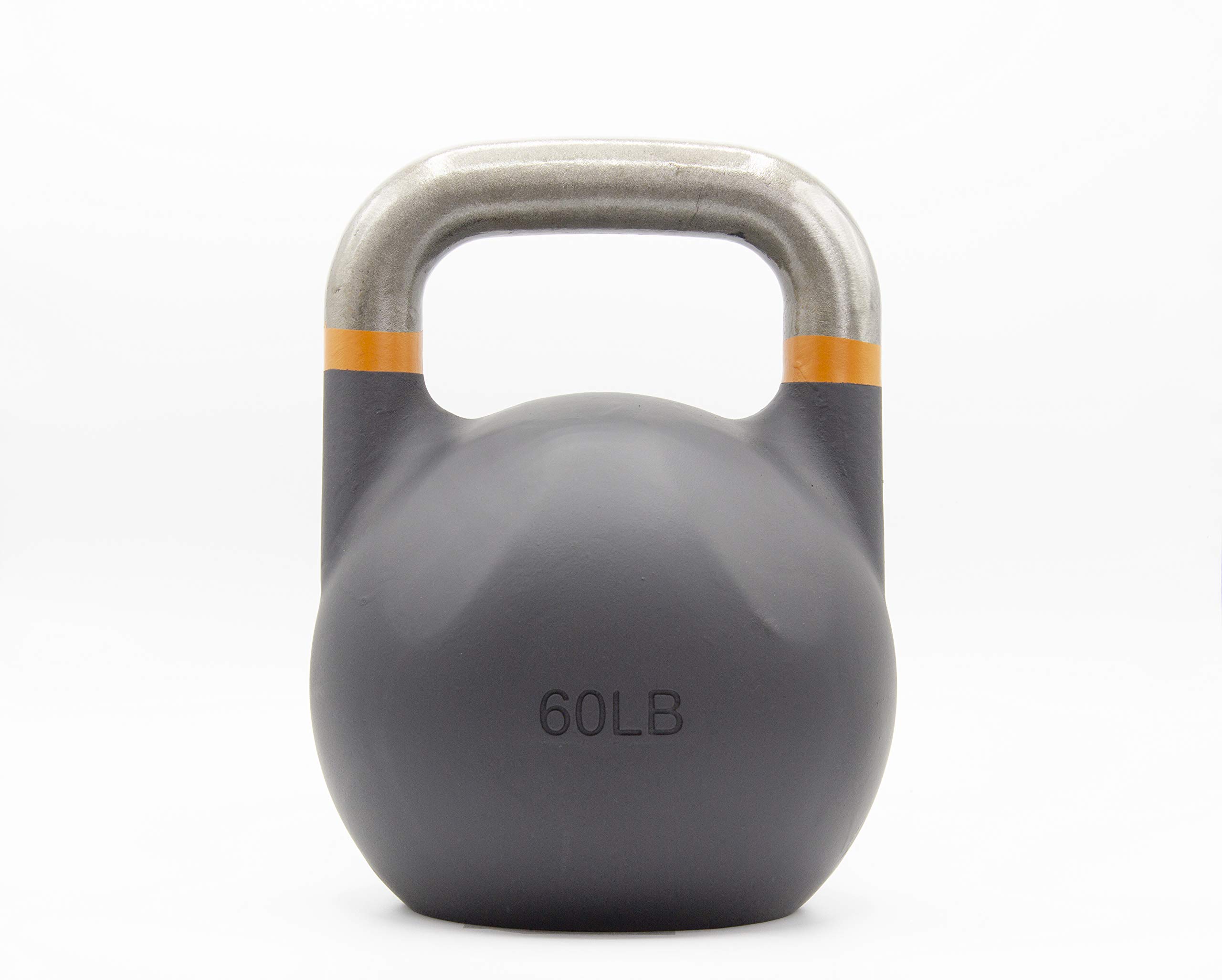 Kettlebell Kings Competition Kettlebell - 20-75 lb Cast Steel Weight for Strength Training & CrossFit - Smooth Grip Fitness Edition with Ergonomic Flat-Bottom Design - Perfect for Home Gym, HIIT Workouts & Functional Training