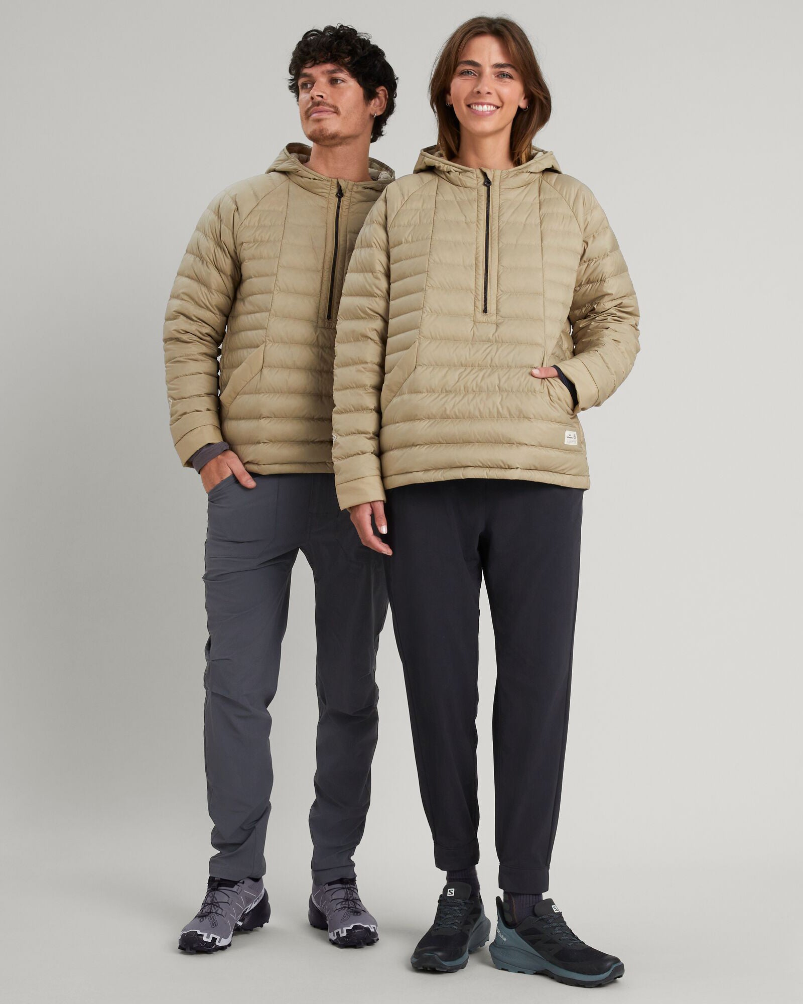 NXT Level LT Unisex Down Hoodie - Lightweight Warm Winter Jacket for Men & Women, Olive Grey - Perfect for Outdoor Activities, Hiking, and Cold Weather Adventures