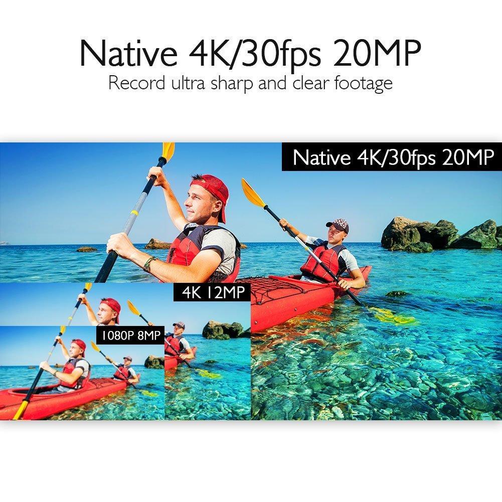 AKASO V50 4K Action Camera with WiFi - 20MP Ultra HD 30fps Video, Waterproof Sports Camera for Vlogging, Diving, Cycling & Outdoor Adventures
