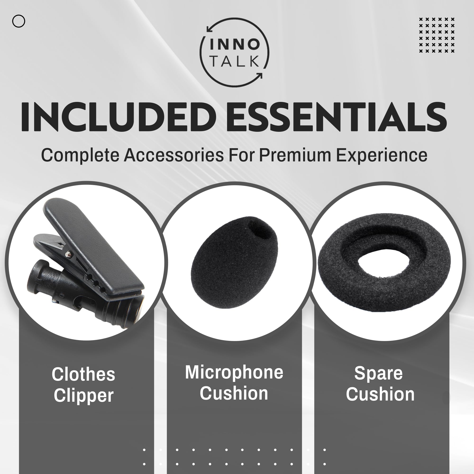 2.5mm Monaural Headset with Noise Canceling Mic - Budget-Friendly Call Center Headphones Compatible with Plantronics QD | Ideal for Telemarketing, Customer Service & Office Communications