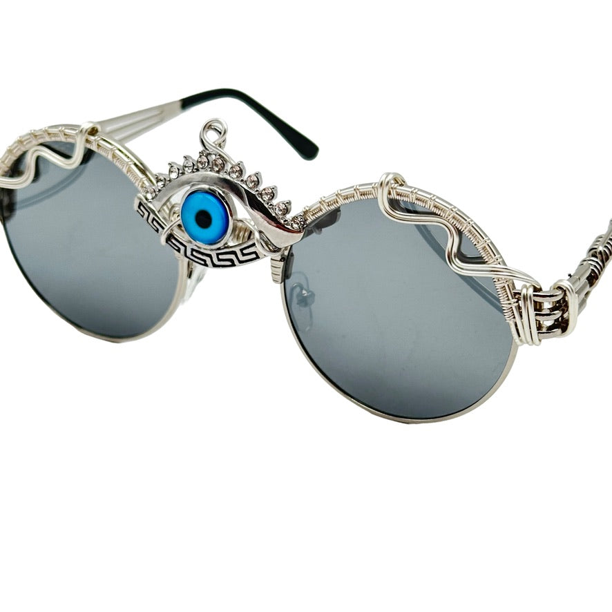 Silver Third Eye Pendant Necklace - Spiritual Jewelry for Meditation, Yoga & Chakra Balancing | Handmade 925 Sterling Silver