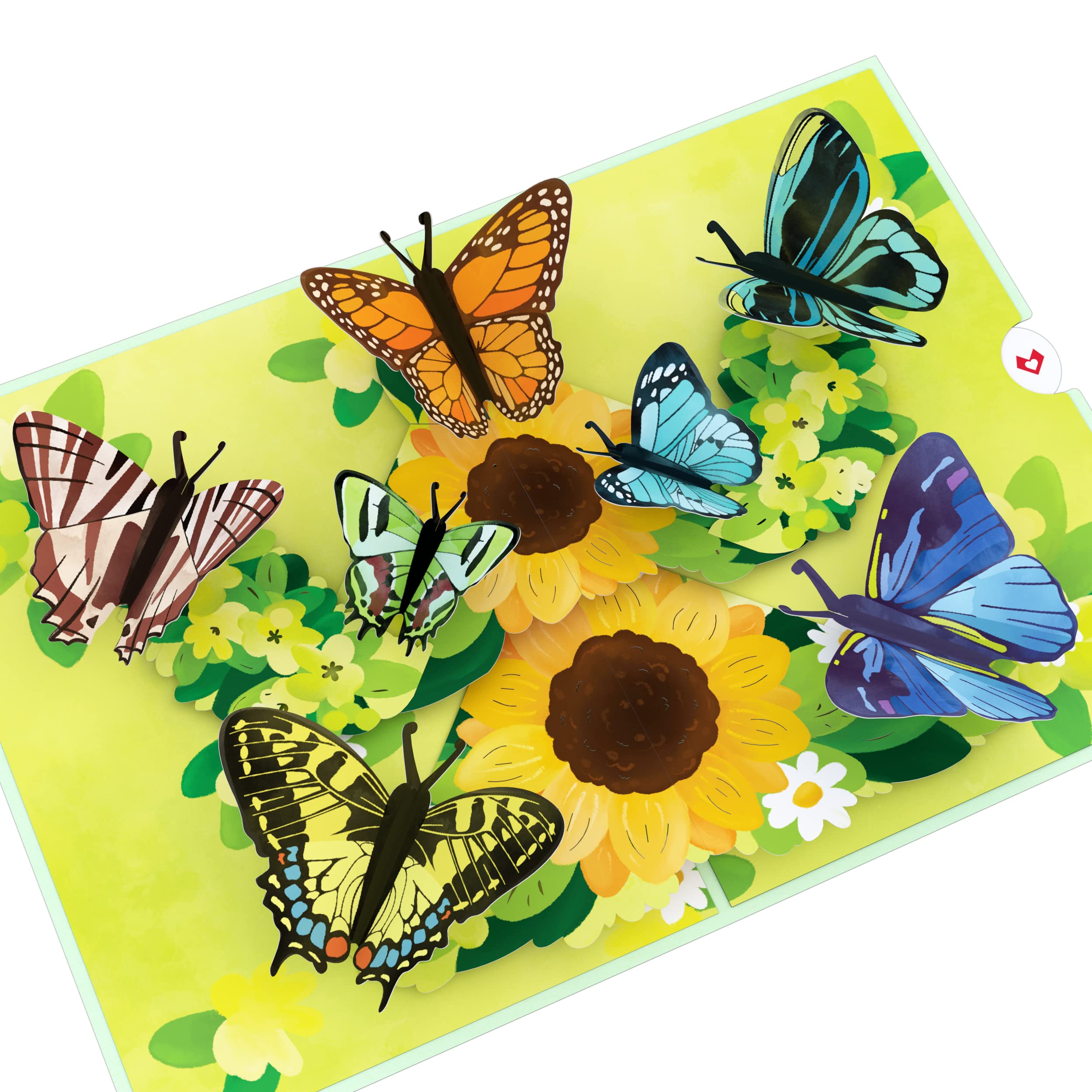 Lovepop 3D Handcrafted Flower Thank You Pop-Up Greeting Card – Elegant 5