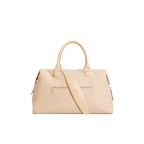 Premium Beige Commuter Duffle Bag - Waterproof Travel Gym Bag for Men & Women - Perfect for Work, Gym, Weekend Getaways & Business Trips