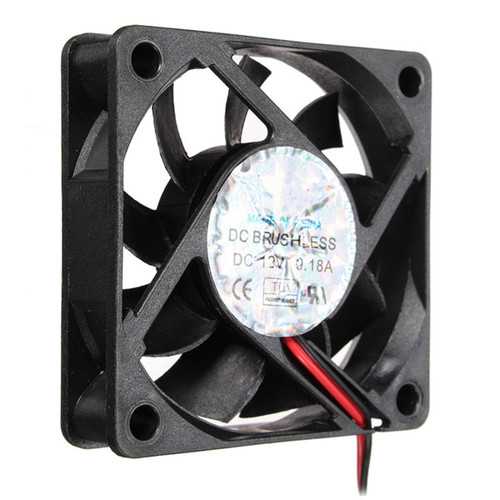 12V 4 Pin 60x60x15mm CPU Cooling Fan for Desktop Computer - Quiet PC Cooling Solution for Gaming, Office & Home Use