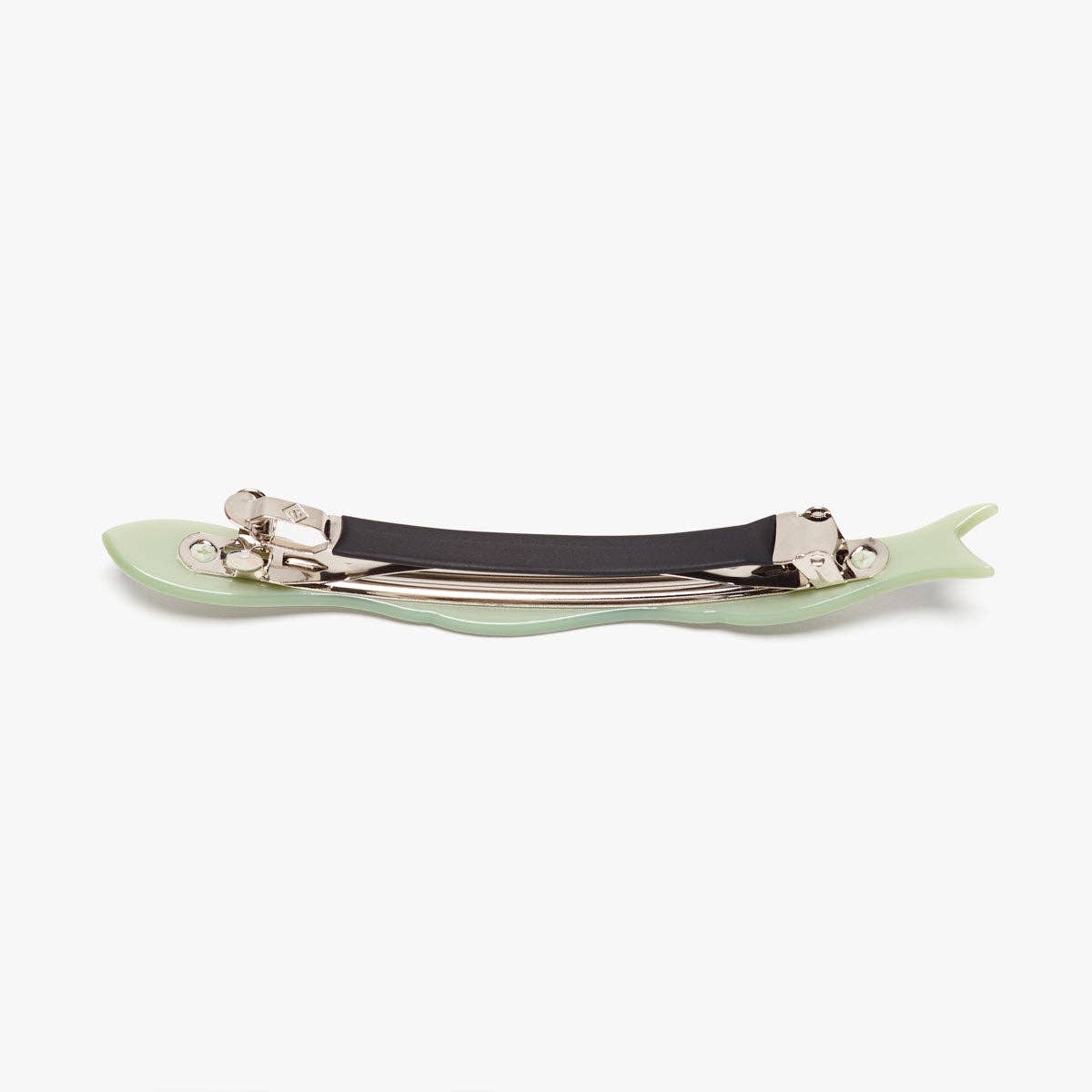 Elegant Jade Fish French Barrette Hair Clip - Perfect for Weddings, Parties & Everyday Style