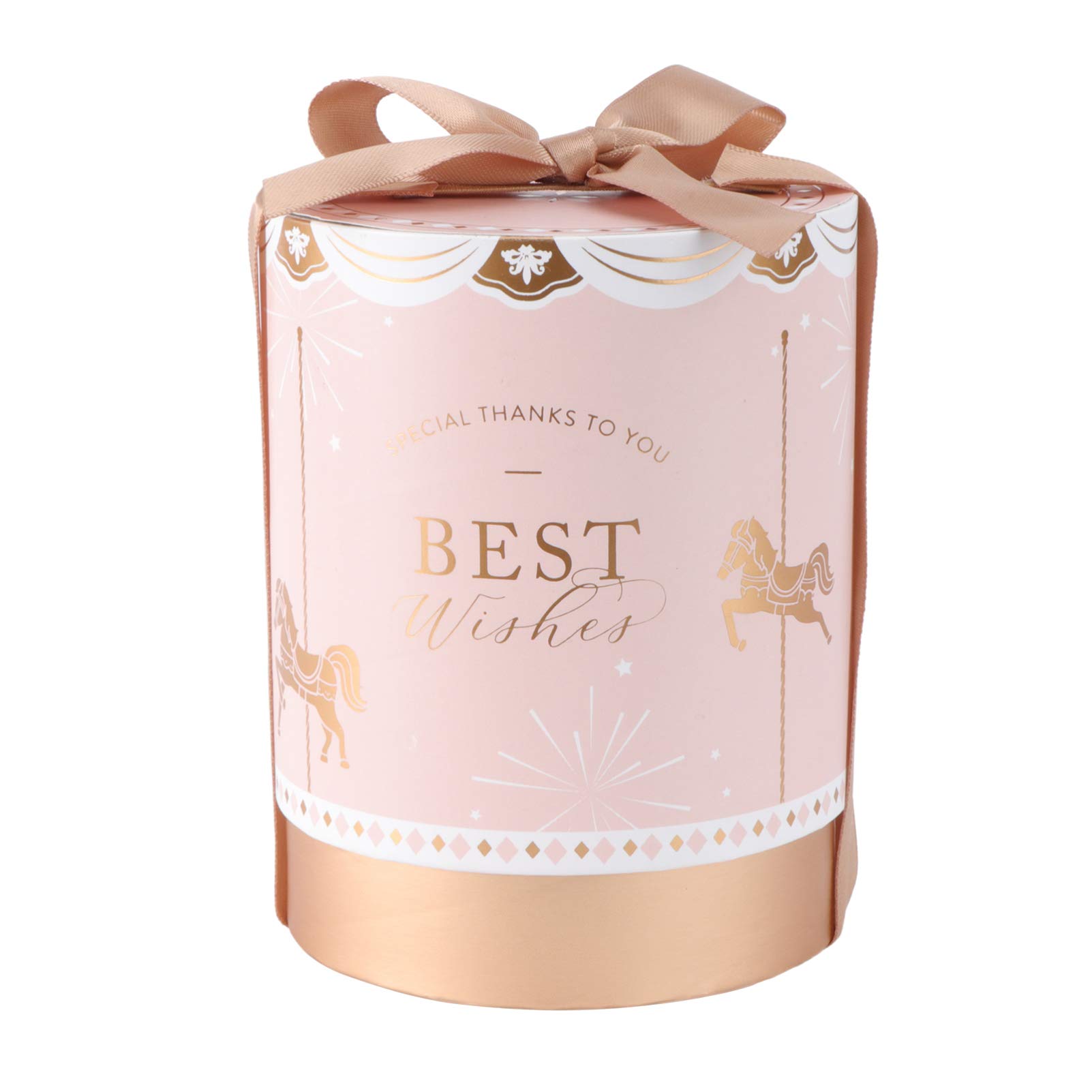 Elegant Pink Carousel Wedding Favor Boxes - Candy & Chocolate Gift Box for Bridal Showers, Birthday Parties - Perfect for Wedding Favors, Baby Showers & Special Events