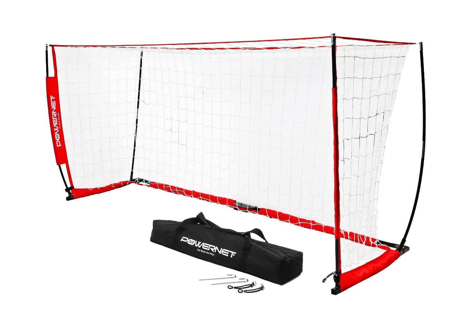 PowerNet Soccer Goal 8x4 - Portable & Durable Soccer Net for Training & Backyard Games - Perfect for Youth, Adults & Professional Practice