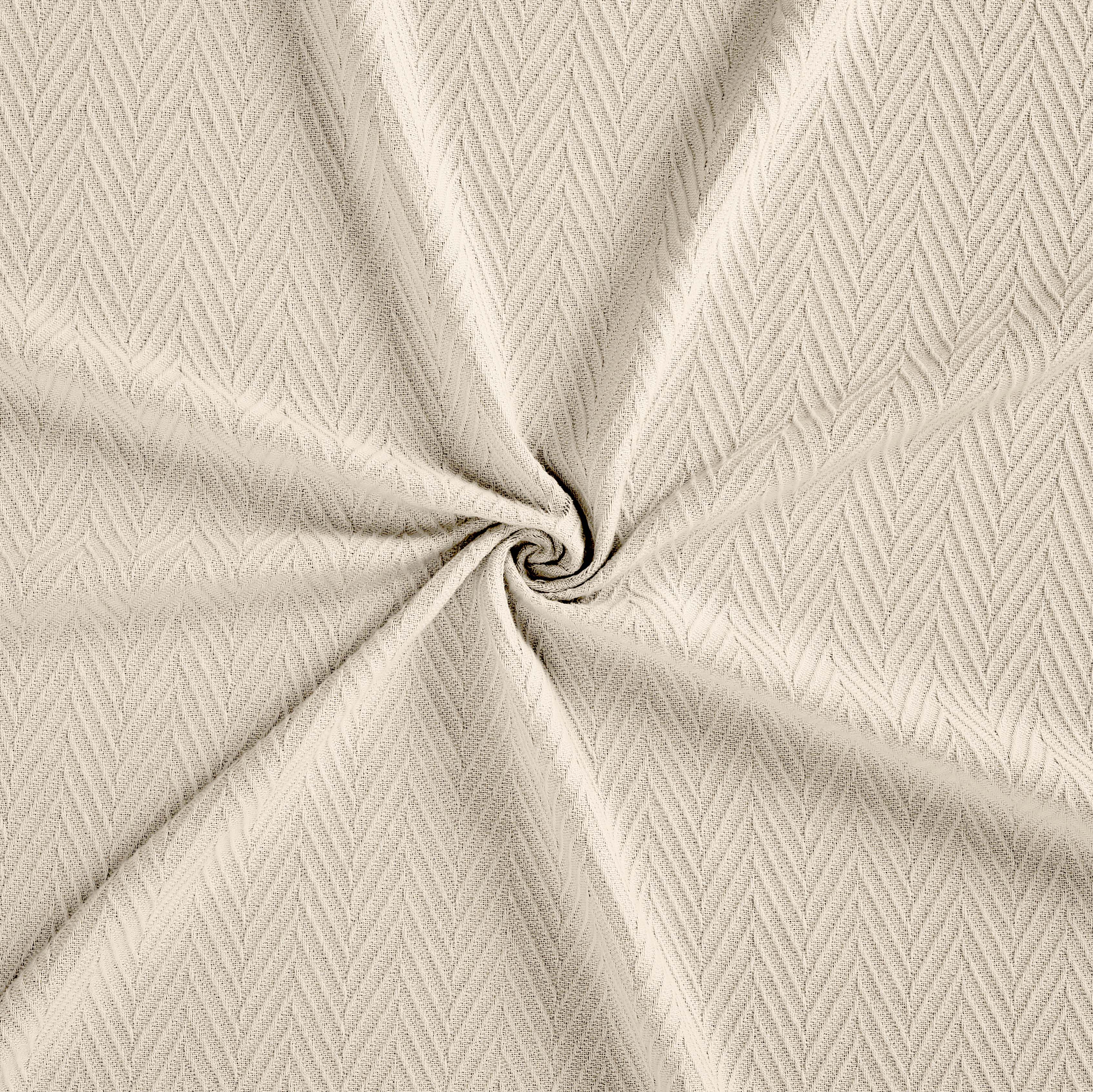 Soft All-Season Chevron Cotton Bed Blanket & Sofa Throw - Cozy Home Decor for Living Room, Bedroom, and Travel