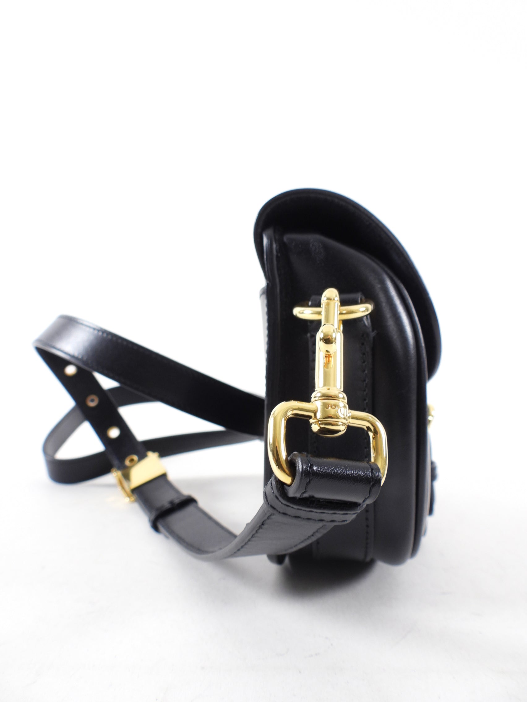 Dior Black Leather Small Bobby Crossbody Saddle Bag for Women | Luxury Designer Handbag for Everyday Use, Parties & Date Nights