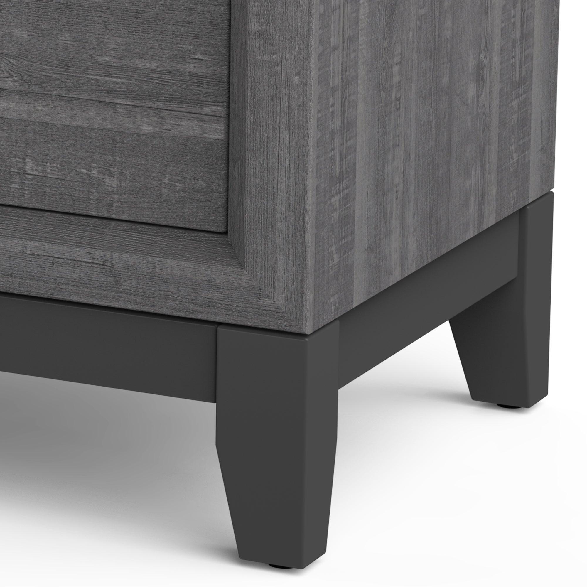 Lucien Modern Wood Nightstand with 2 Drawers - Solid Wood Bedside Table for Bedroom, Living Room & Office - Stylish Storage Furniture with Smooth Gliding Drawers