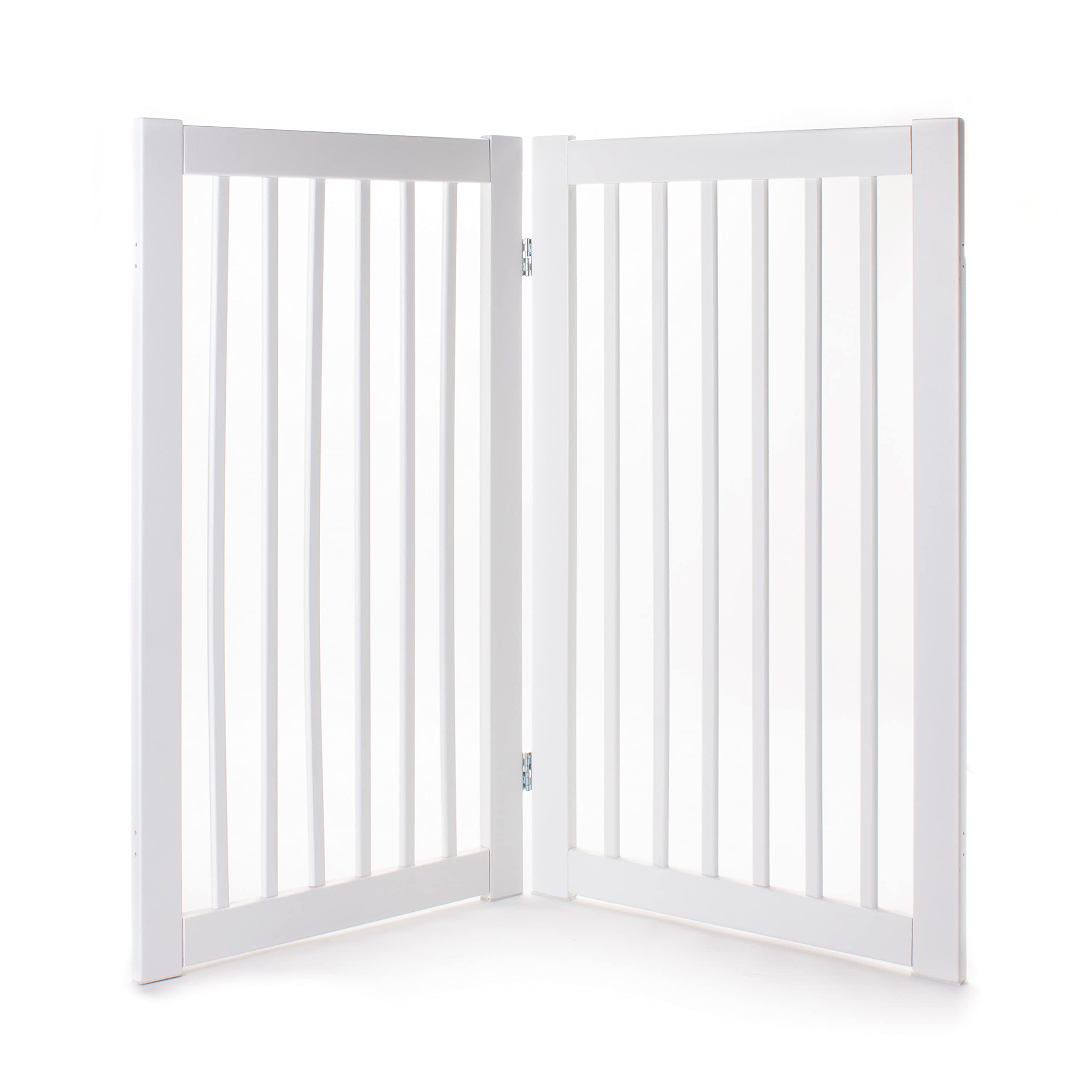360 Pet Gate Extension - Adjustable White Dog Gate for Doorways & Stairs - Perfect for Small, Medium & Large Pets - Indoor & Outdoor Use