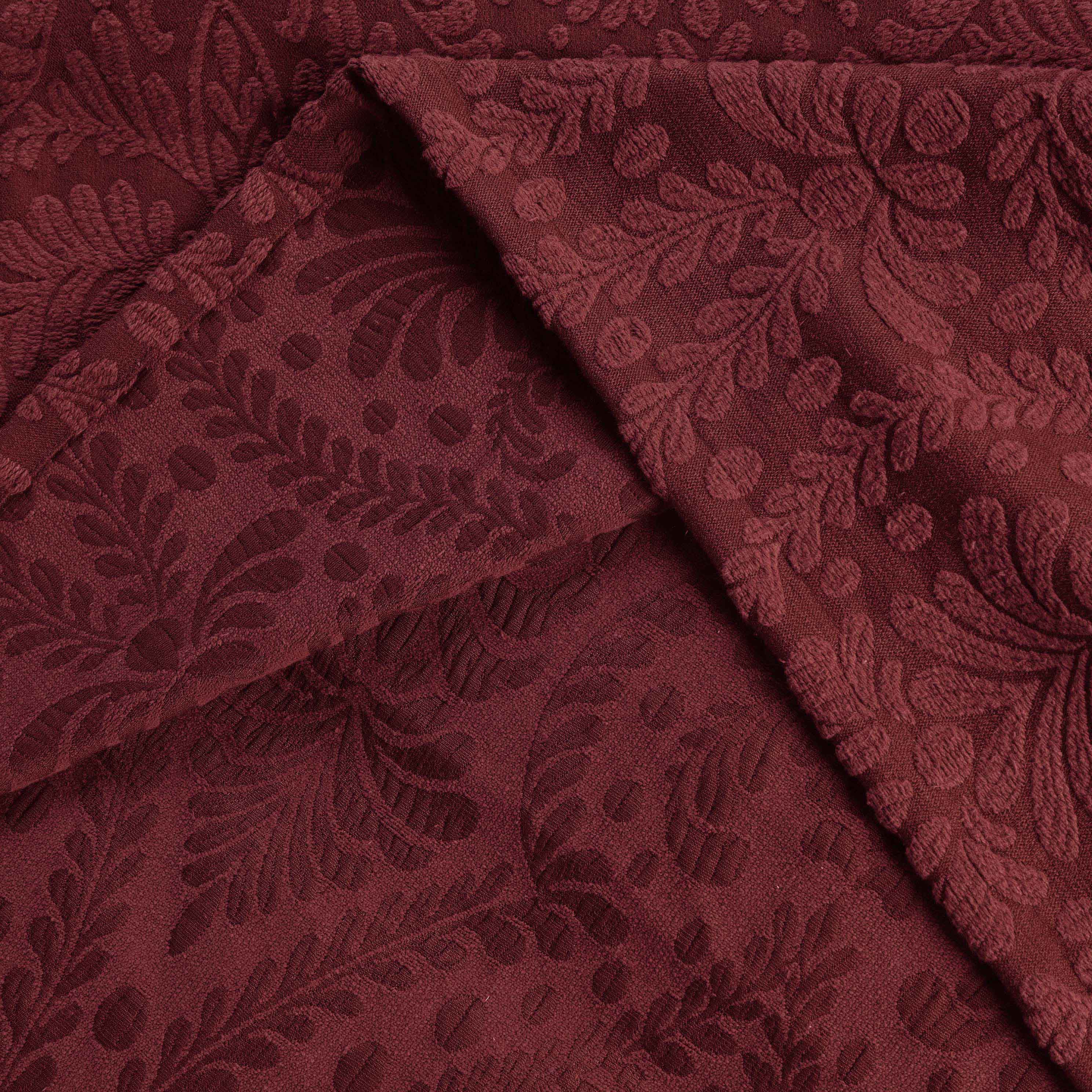 Premium Aspen Cotton Blend Jacquard Woven Floral Bedspread Set with Scalloped Edges - Queen Size Luxury Bedding for Master Bedroom & Guest Room Decor