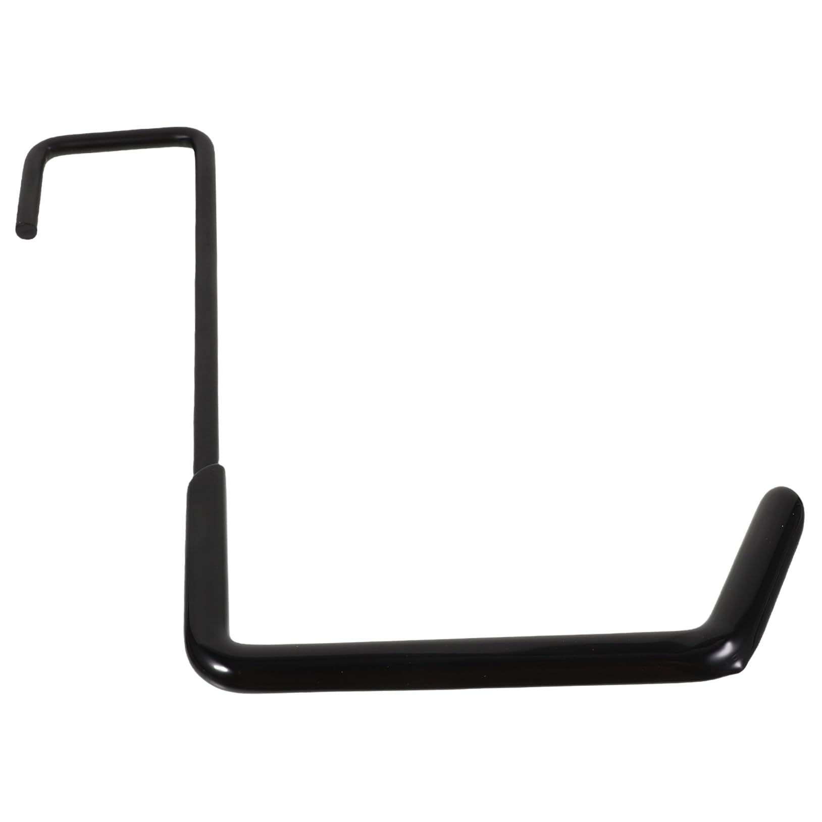 4 Pack Black Iron S-Shaped Hooks for Hanging Plants, Ladders & Closets - Heavy Duty Wall Hooks for Home Organization & Indoor Gardening Decor